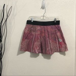 L8teR Pink Hand Painted Mermaid Mini Skirt OOAK